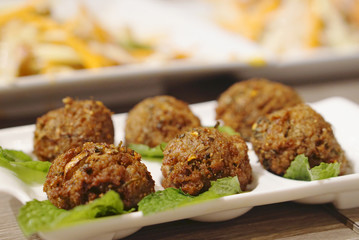 Spicy pork ball deep fried