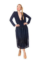 Fototapeta premium Young woman in fashion concept