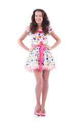 Young woman in fashion concept