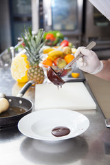 preparing food