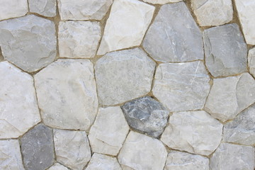Wall with rock pattern