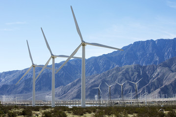 wind turbines in Southern California
