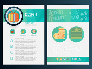Brochure Flyer design vector template