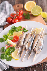 grilled sardine