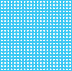 large dots with blue background