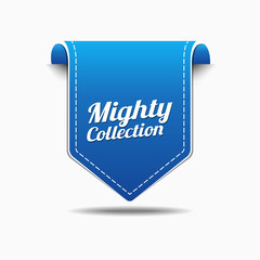 Mighty Collection Blue Vector Icon Design