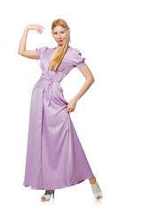 Fototapeta premium Young woman in fashion concept