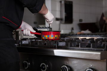 preparing food