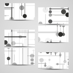 Vector business-card  set for your design