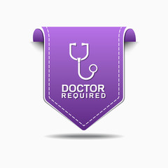 Doctor RequiPurple Purple Vector Icon Design