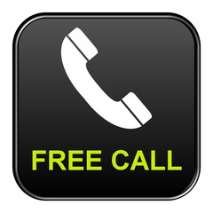 Schwarzer Button: Free Call