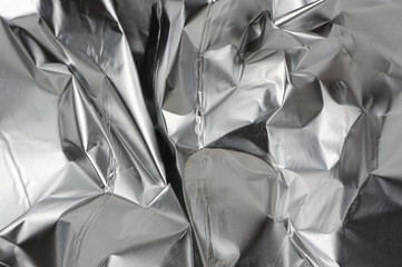 Crumpled Aluminum Foil