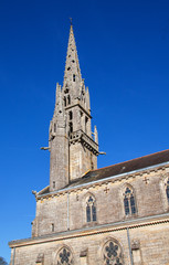 Fototapeta na wymiar Eglise paroissiale Saint-Idunet, Chateaulin, Finistère, Bretagne