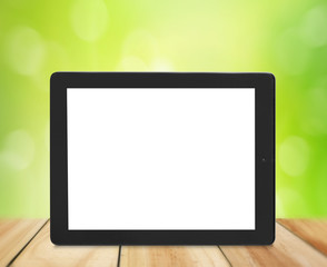 Black abstract tablet