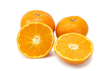 orange isolated on white background