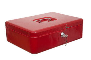 red casket
