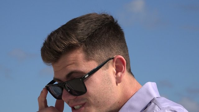 Man Wearing Sunglasses