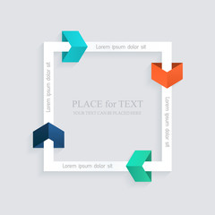 Minimal infographics design set.