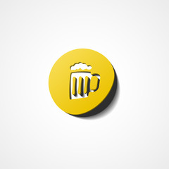 Cold beer web icon