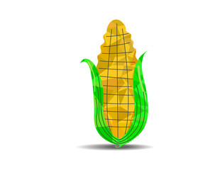 low polygon corn