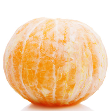Peeled orange fresh tasty