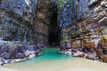 Majestic Cathedral Caves, Catlins, New Zealand