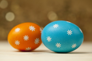 Two Easter eggs