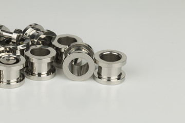 Jewelry for piercing - Stock Image macro.