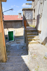 Alleyway. Viggianello. Basilicata. Italy.