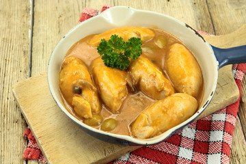 quenelles sauce financière