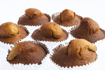 Homemade banana cup cake