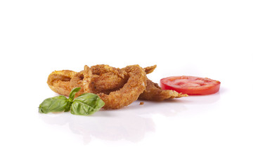 Fried salmon bellies © blistwan