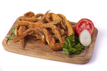 Fried salmon bellies © blistwan