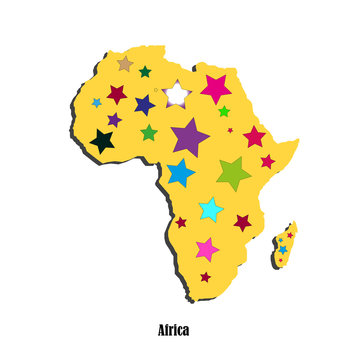 Map of Africa  for your design