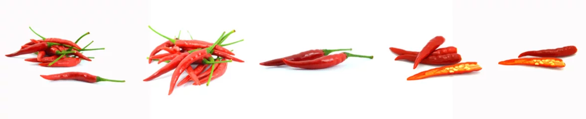 Crédence de cuisine en verre imprimé Piments forts red hot chili