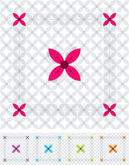 Seamless flower pattern background