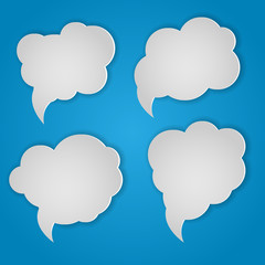 vector bubble speeches