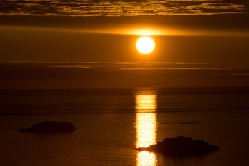 Midnight Sun Lofoten Norway - Mitternachtssonne