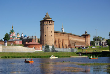 Marina tower of Kolomna Kremlin, Russia