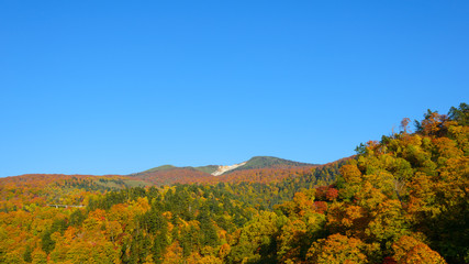 Mt.Hachimantai in autumn, in Iwate and Akita, Japan