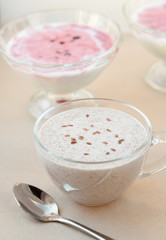 Smoothie with flax seeds