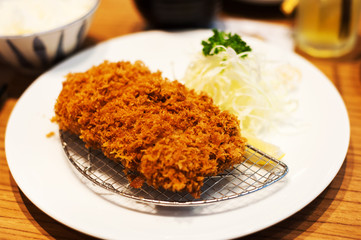 Fried Chicken with Rice