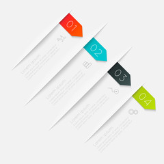 Vector colorful info graphics for your business presentations.