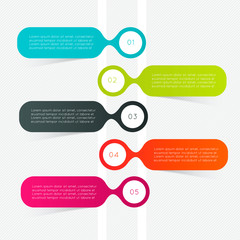 Minimal infographics design. Vector can be used for workflow lay