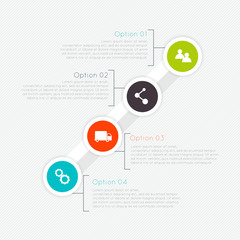 Vector colorful info graphics for your business presentations.