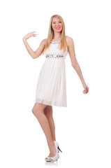 Young woman in fashion concept