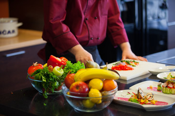 preparing food