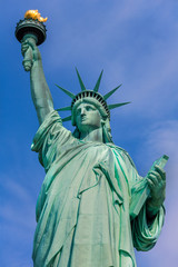 Fototapeta na wymiar Liberty Statue New York American Symbol USA