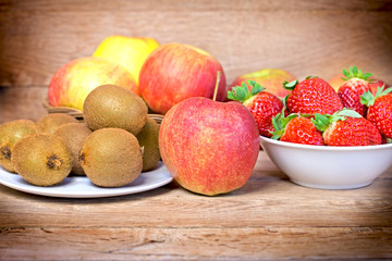 Fresh organic fruits