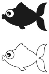 fish black shadow